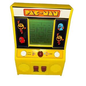 Yellow Pac Man Handheld Game Arcade Mini Portable Retro Electronic Toy